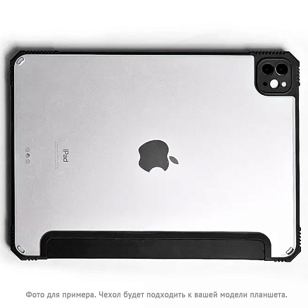 Чехол для iPad Pro 12.9 2018, 2020 гибридный WiWU iShield Alpha Smart Folio черный