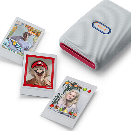Фотопринтер Fujifilm Instax Mini Link Nintendo Switch SE белый