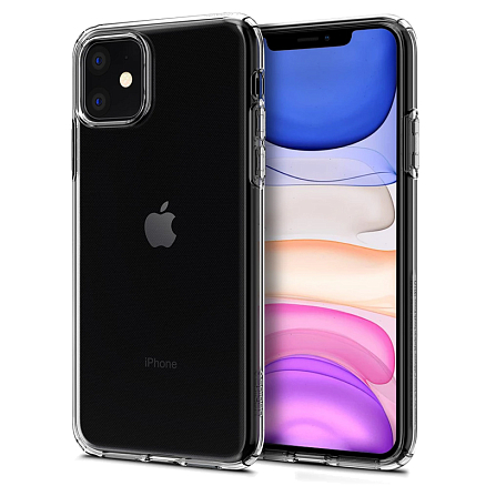 Чехол для iPhone 11 гелевый ультратонкий Spigen SGP Liquid Crystal прозрачный