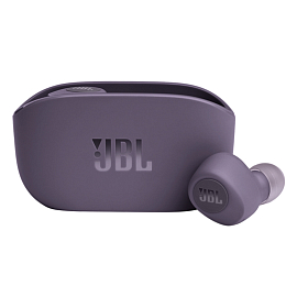 Наушники TWS беспроводные JBL Wave 100 вакуумные с микрофоном фиолетовые