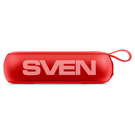 Портативная колонка Sven PS-75 с FM-радио, USB и поддержкой MicroSD красная