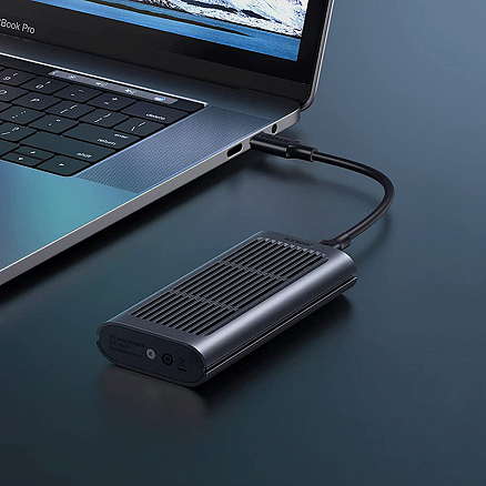 Корпус для SSD M.2 NVME диска Type-C 3.2 Gen2 (20 Gbps) Ugreen CM347 черный