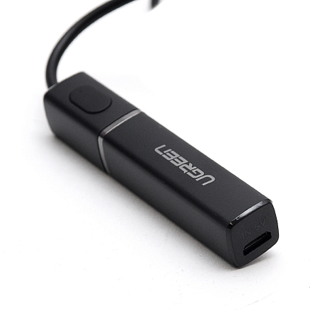Bluetooth аудио адаптер (трансмиттер) Toslink aptX Ugreen CM150 v5.0 черный