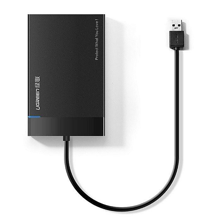 Корпус для внешнего жесткого диска 2.5 дюйма USB 3.0 Ugreen US221 30847 черный