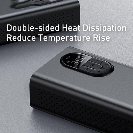 Насос электрический автомобильный Baseus Energy Source Inflator черный