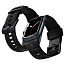 Ремешок-браслет для Apple Watch 38 и 40 мм гелевый Spigen Rugged Band черный