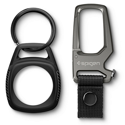 Чехол для AirTag гелевый Spigen SGP Rugged Armor черный