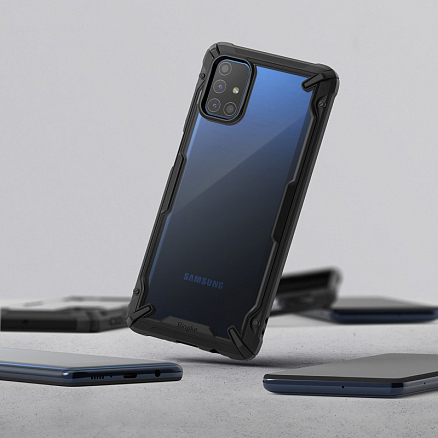 Чехол для Samsung Galaxy M51 гибридный Ringke Fusion X черный
