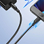 Кабель USB - MicroUSB для зарядки 3 м 2.4А Ugreen US289 (быстрая зарядка QC 3.0) черный