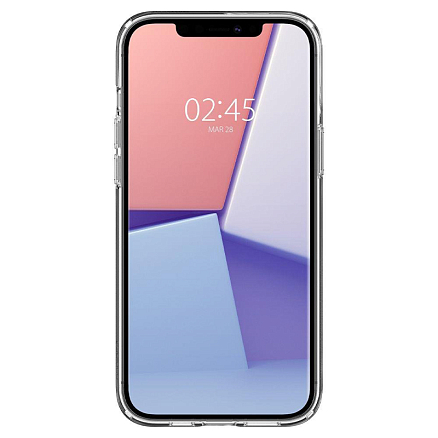 Чехол для iPhone 12 Pro Max гелевый ультратонкий Spigen Liquid Crystal прозрачный
