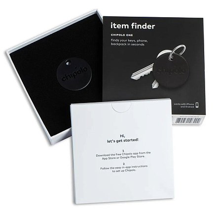 Умный брелок с GPS-трекером Chipolo One черный