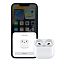 Наушники TWS беспроводные AirPods 3 вкладыши с активным шумоподавлением и Magsafe белые