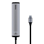 Хаб (разветвитель) Type-C - 3 x USB 3.0, RJ45, HDMI, Type-C Baseus Mechanical eye серый