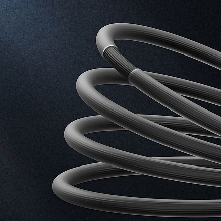 Кабель Baseus CoolPlay Series USB Type-C - Lightning (1 м, черный)