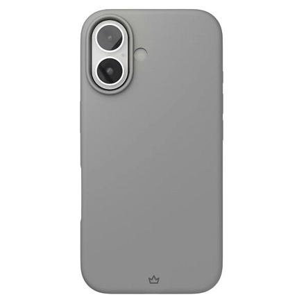 Чехол для iPhone 16 силиконовый VLP Aster MagSafe серый