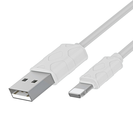 Кабель USB - Lightning для зарядки iPhone 1 м 2.1А Baseus Yaven белый
