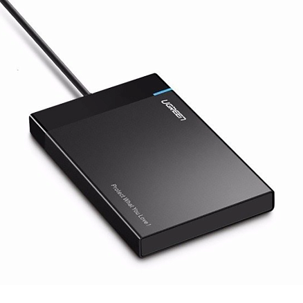 Корпус для внешнего жесткого диска 2.5 дюйма USB 3.0 Ugreen US221 30847 черный
