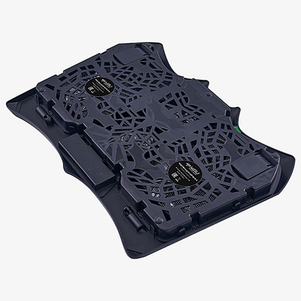 Подставка для ноутбука до 17,3 дюйма охлаждающая с подсветкой Miru CP2001 Enigma черная