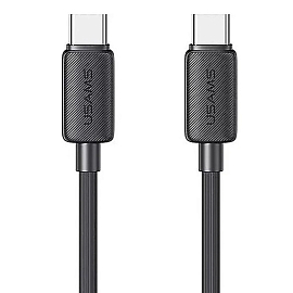 Кабель Usams US-SJ691 USB Type-C - USB Type-C (1 м, черный)