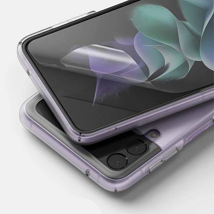 Пленка защитная Samsung Galaxy Z Flip 3 на весь экран Ringke ID прозрачная 2 шт.