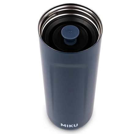 Термокружка с френч-прессом Miku TH-MGFP-480 480 мл синяя