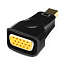 Переходник (преобразователь) Mini DisplayPort - VGA (папа - мама) Cablexpert компактный черный