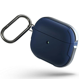 Чехол для наушников AirPods 3 металлический UNIQ Valencia синий