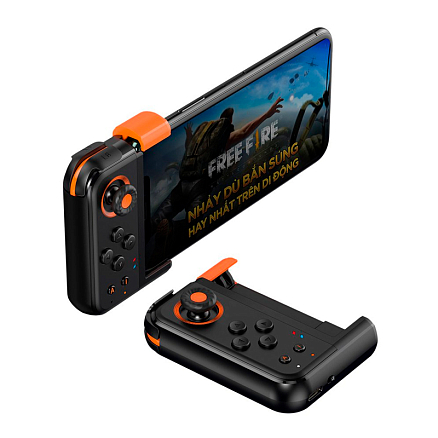Джойстик (геймпад) беспроводной одноручный для телефона Baseus GAMO GA05 черный