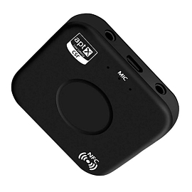 Bluetooth аудио адаптер (ресивер) 3,5 мм aptX Comfast B7 Plus черный