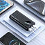 Внешний аккумулятор K30 с дисплеем 20000мАч (2 x USB, Type-C, microUSB, быстрая зарядка, 22.5Вт) черный