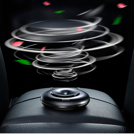 Ароматизатор автомобильный на панель Baseus Vortex черный