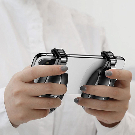 Триггеры (джойстик) для телефона Baseus Grenade (2 кнопки) темно-зеленые