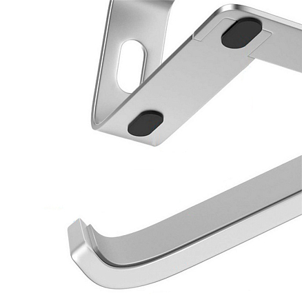 Подставка для ноутбука до 17 дюймов Evolution LS103 металлическая серебристая