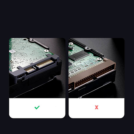 Корпус для внешнего жесткого диска Type-C 3.1 Gen2 (6 Gbps) Ugreen CM300 серый