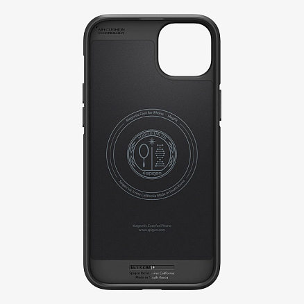 Чехол для iPhone 15 гелевый Spigen Core Armor MagFit матовый черный
