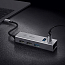USB 3.0 HUB (разветвитель) на 3 порта USB 3.0 и 2 порта USB 2.0 Baseus Cube серый