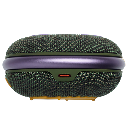 Портативная колонка JBL Clip 4 с защитой от воды зеленая