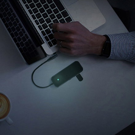 Хаб (разветвитель) Type-C - 3 х USB 3.0, HDMI 4K, Type-C PD Baseus Multi-functional серый