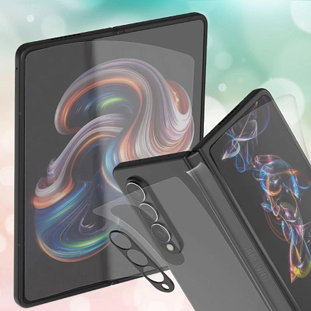 Пленка защитная Samsung Galaxy Z Fold 4 на внутренний и внешний экран WhiteStone Premium Film прозрачная