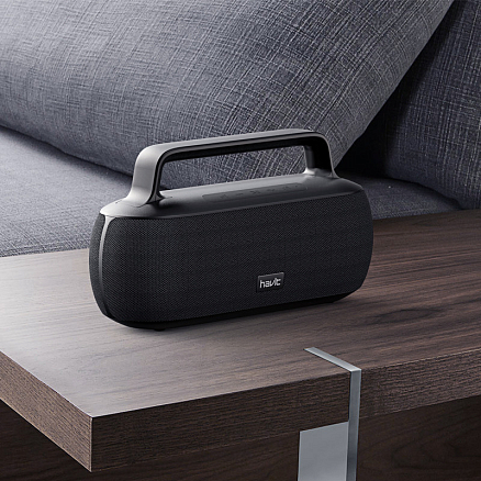 Портативная колонка Havit SK816BT с защитой от воды черная