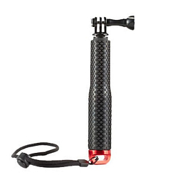 Монопод телескопический для экшн-камер GoPro, Sony, SJCAM, Aee Nova-sj4000 черно-красный