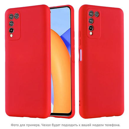 Чехол для Huawei Y6p силиконовый CASE Cheap Liquid красный
