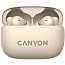 Наушники TWS беспроводные Canyon OnGo 10 ANC вакуумные с микрофоном бежевые