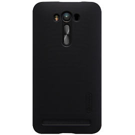 Чехол для Asus Zenfone 2 Laser ZE550KL пластиковый тонкий Nillkin Super Frosted черный