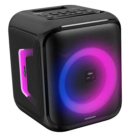 Портативная колонка Vipe Nitro X1 для вечеринок с подсветкой черная