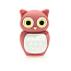Корпус для USB флэшки силиконовый Matryoshka Drive - Сова розовая MD-068