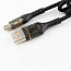 Кабель USB - MicroUSB для зарядки 1 м 3A плетеный Digitalpart MC-350T черный