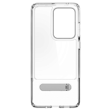 Чехол для Samsung Galaxy S20 Ultra гибридный с подставкой Spigen Slim Armor Essential S прозрачный
