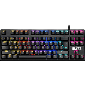 Клавиатура Defender Blitz GK-240L механическая с подсветкой игровая черная
