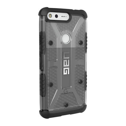 Чехол для Google Pixel, HTC Sailfish гибридный для экстремальной защиты Urban Armor Gear UAG Plasma серый